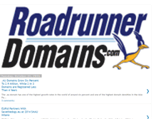 Tablet Screenshot of blog.roadrunnerdomains.com
